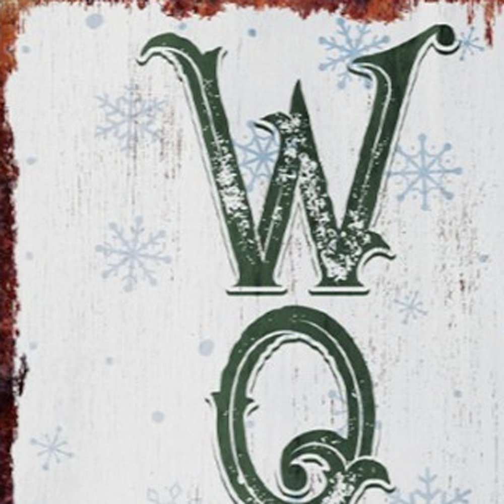 36" White Green And Red Christmas Snowman Solid Wood Porch Sign HomeRoots