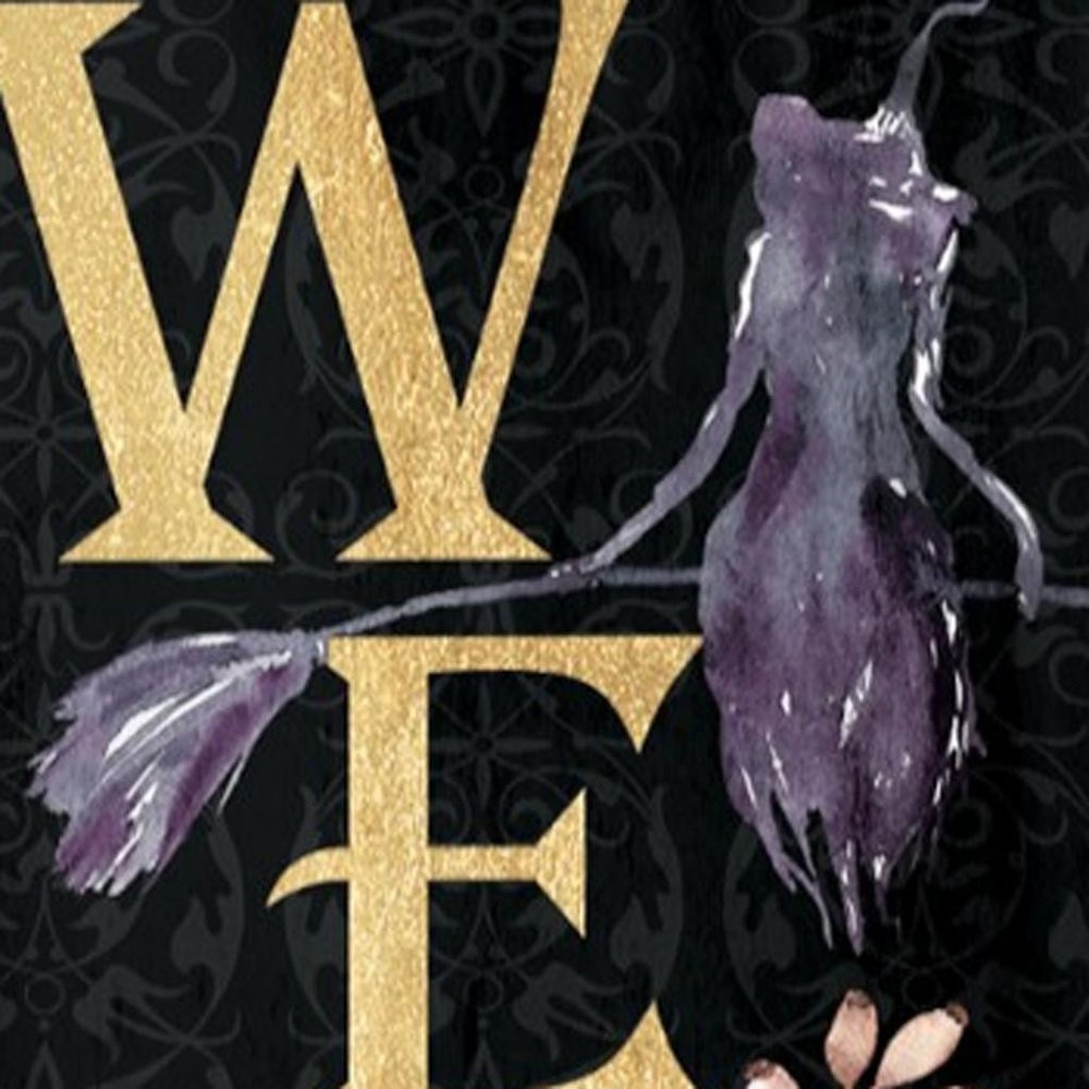 36" Black Gold And Purple Halloween Ghost Solid Wood Porch Sign HomeRoots