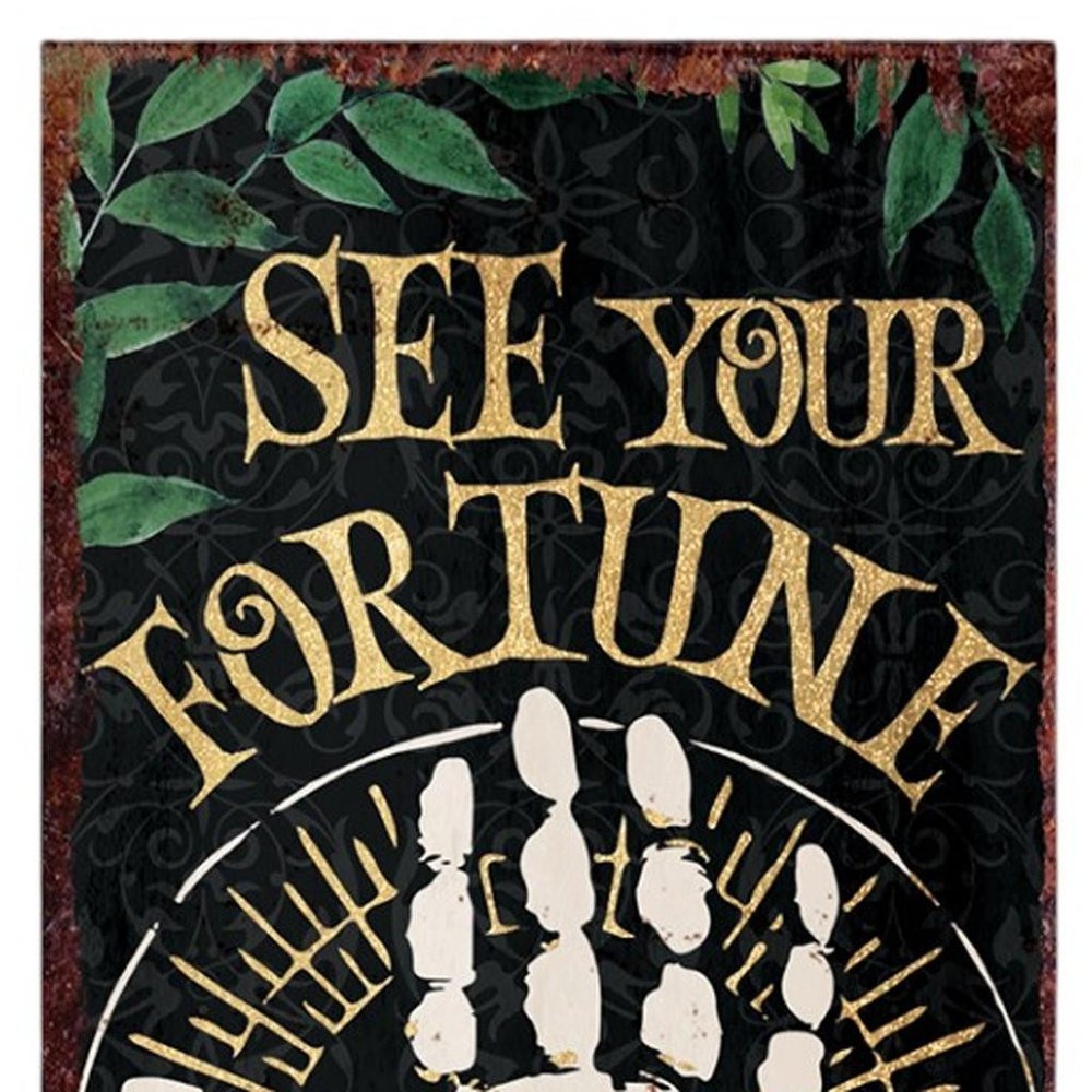 36" Black And White Solid Wood Porch Sign HomeRoots