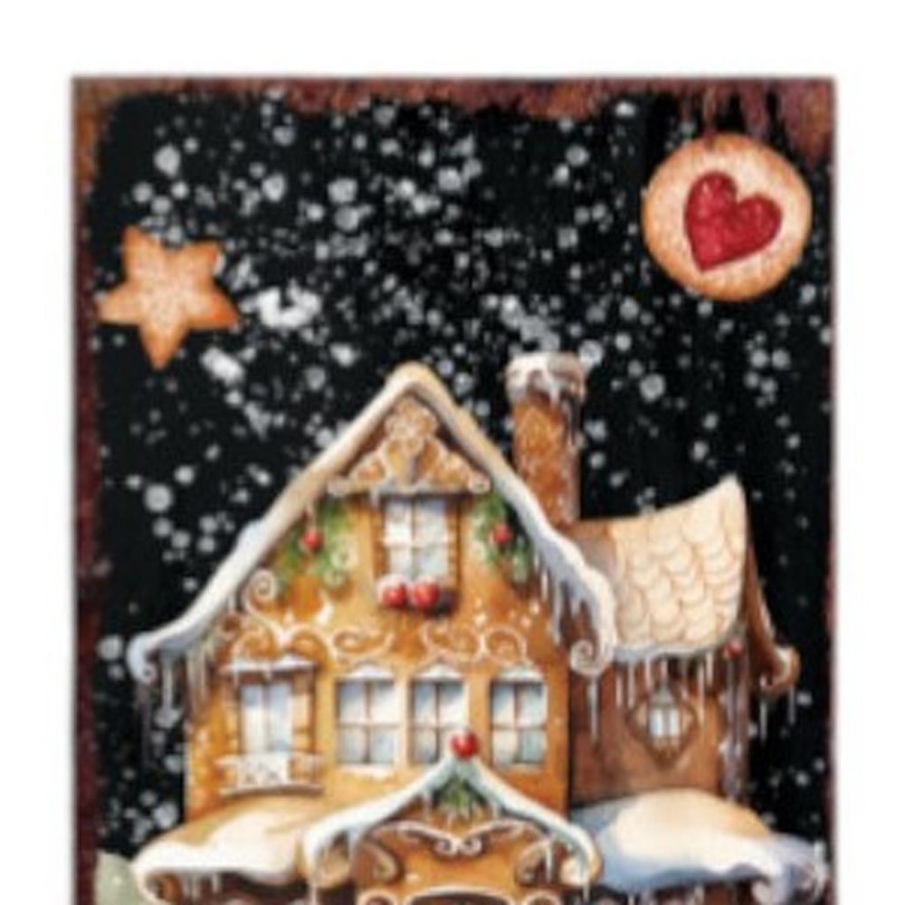 36" Black Gold Red And Green Christmas Tree Solid Wood Porch Sign HomeRoots