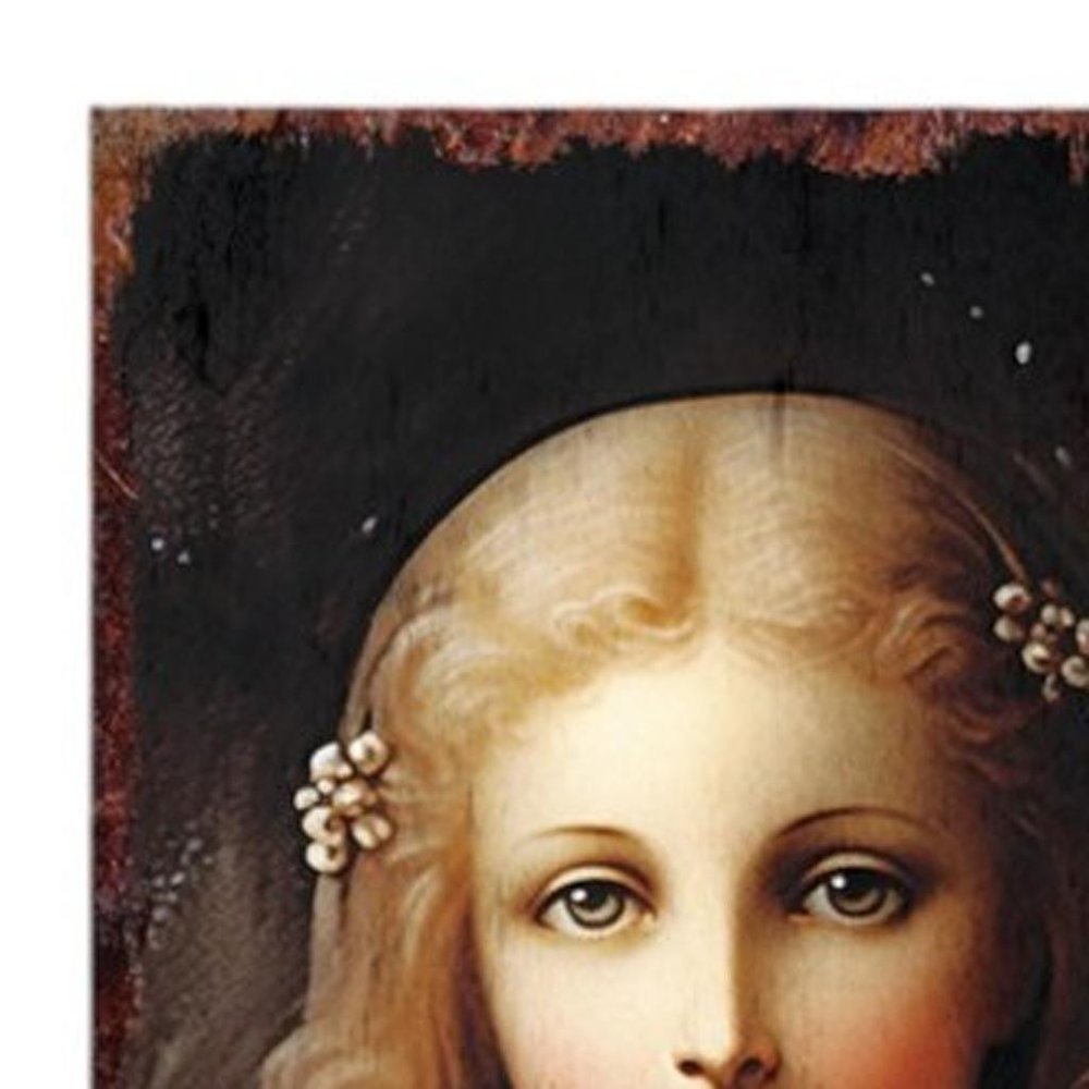 36" Black Green And Red Solid Wood Christmas Wreath Porch Sign HomeRoots