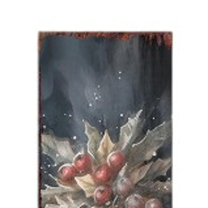 72" Black And Red Solid Wood Christmas Nutcracker Porch Sign HomeRoots