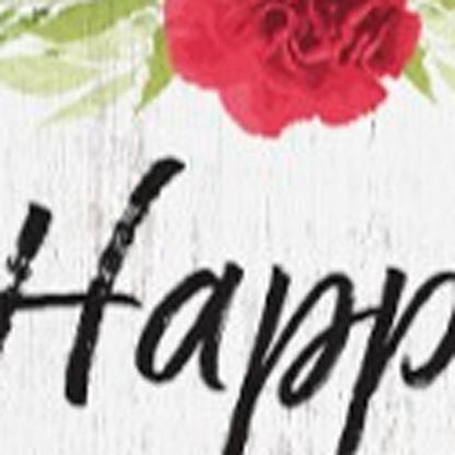 72" White Black And Pink Mother's Day Solid Wood Porch Sign HomeRoots