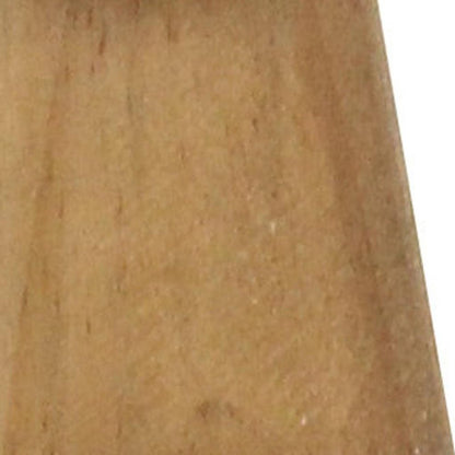 5" Brown And White Wood Hand Painted Tabletop Sculpture HomeRoots