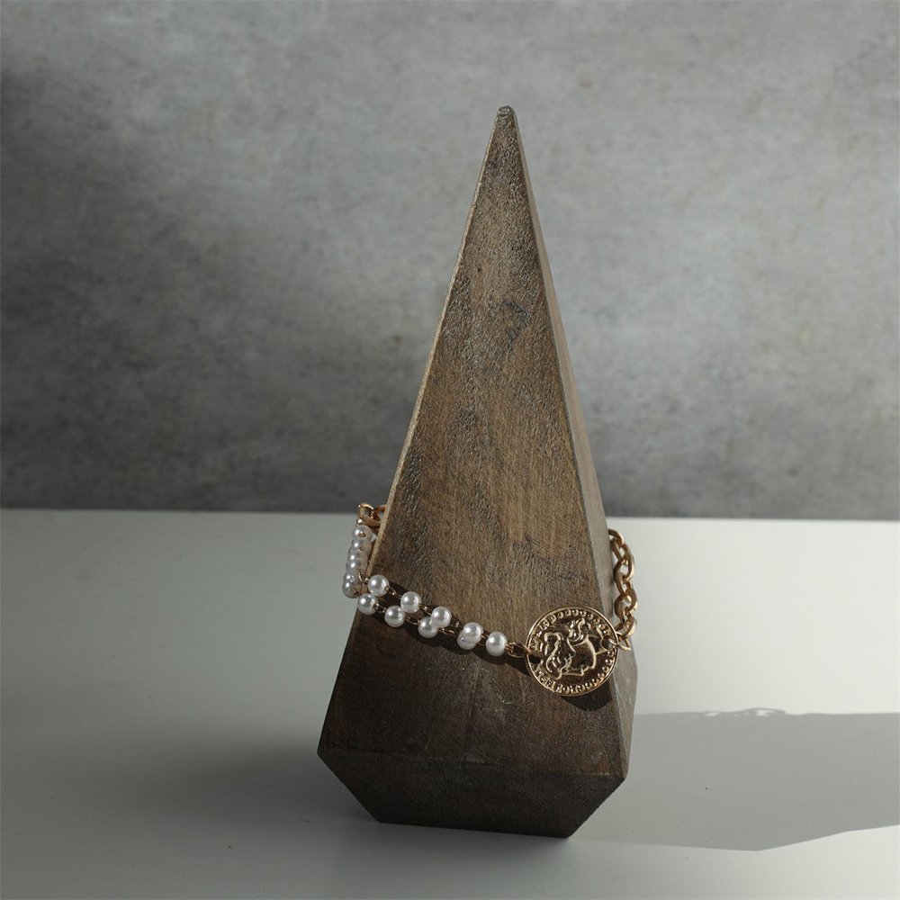 6" Natural Solid Wood Pyramid Decorative Sculpture HomeRoots
