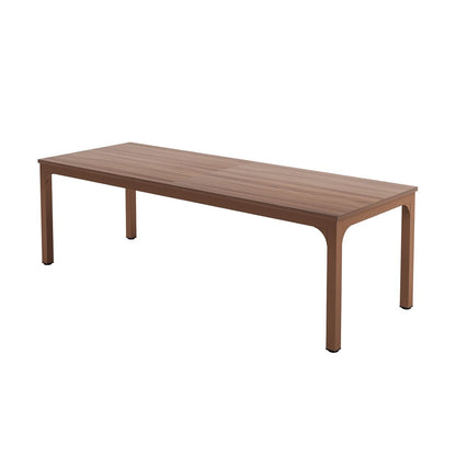 46" Brown Wood and Iron Dining Table HomeRoots