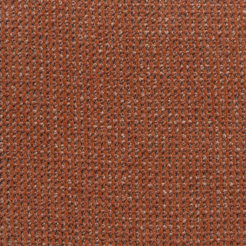 30" Rust and Brown Fabric And Wood Arm Chair HomeRoots