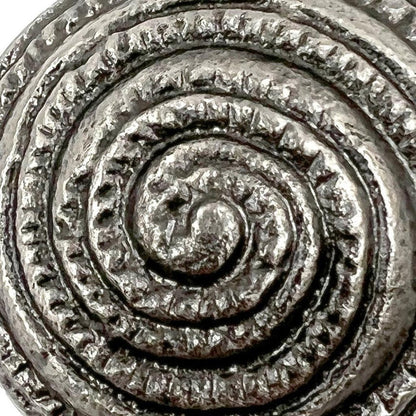 Set of Six Silver Novelty Knob Seashell Cast Aluminum Drawer Pull Knobs HomeRoots