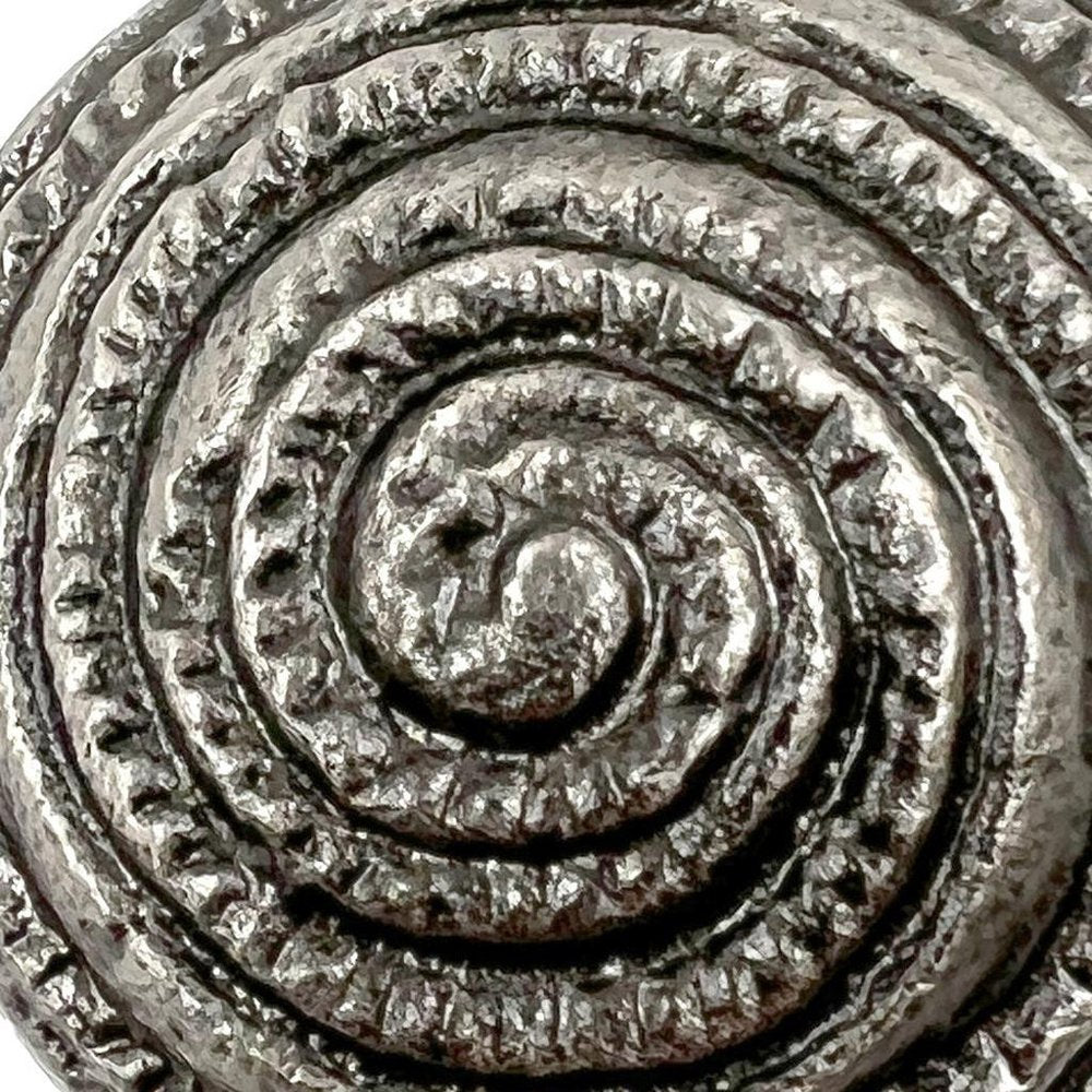 Set of Six Silver Novelty Knob Seashell Cast Aluminum Drawer Pull Knobs HomeRoots