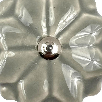 Set of Six Gray Ceramic Drawer Pull Knobs HomeRoots