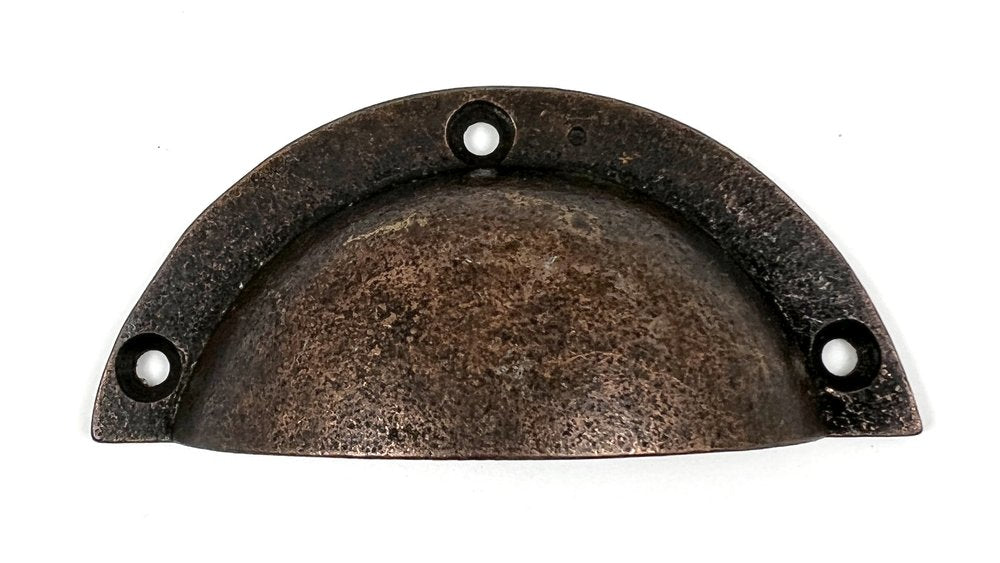 Set of Six Bronze Novelty Knob Metal Drawer Pull Knobs — view 1
