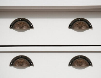 Set of Six Bronze Novelty Knob Metal Drawer Pull Knobs HomeRoots