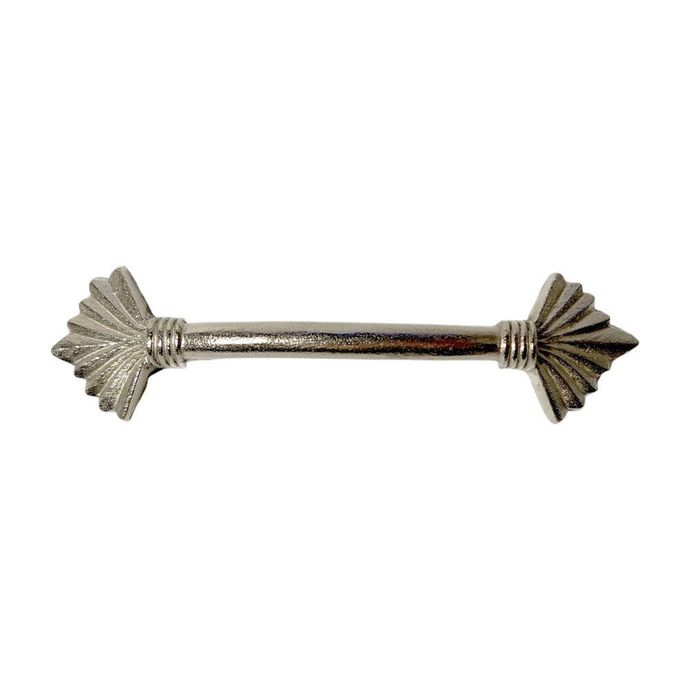 Set of Six Silver Metal Drawer Pull Knobs HomeRoots