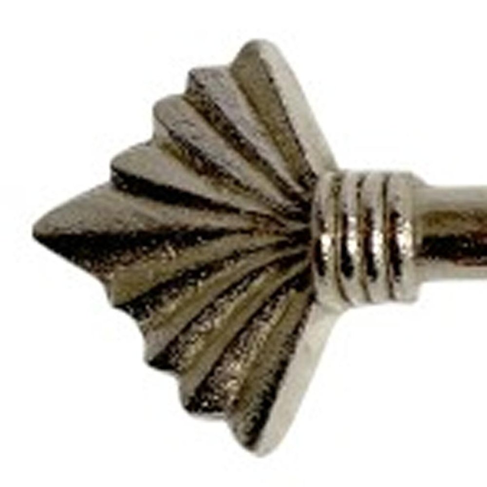 Set of Six Silver Metal Drawer Pull Knobs HomeRoots