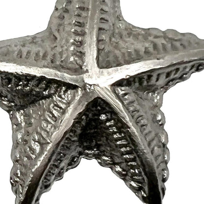 Set of Six Silver Starfish Knob Iron Drawer Pull Knobs HomeRoots