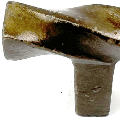 Set of Six Bronze Rectangle Knob Geometric Cast Aluminum Drawer Pull Knobs HomeRoots
