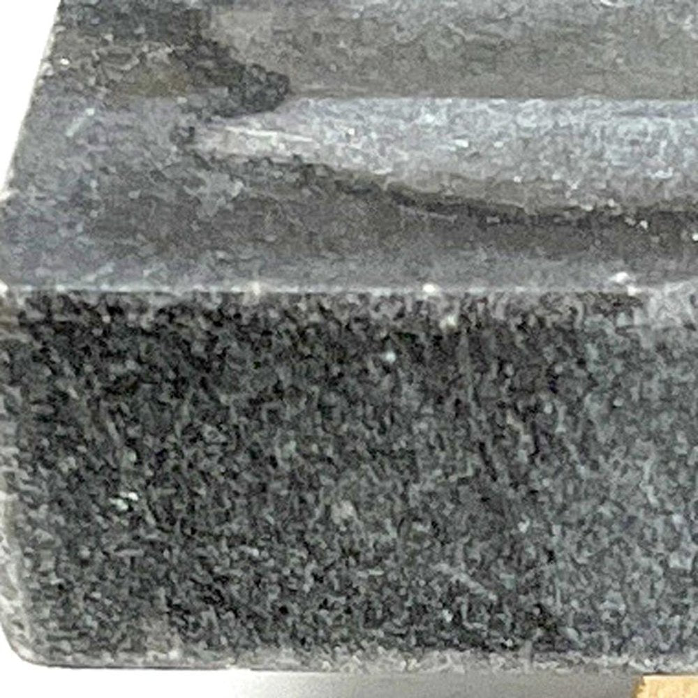 Set of Six Gray Rectangle Knob Stone Drawer Pull Knobs HomeRoots