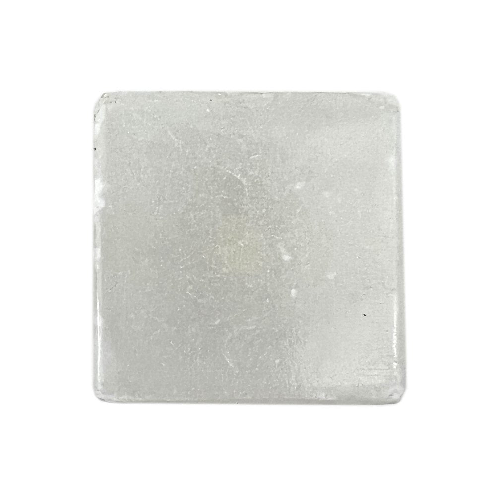 Set of Six White Square Knob Stone Drawer Pull Knobs HomeRoots