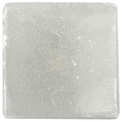 Set of Six White Square Knob Stone Drawer Pull Knobs HomeRoots