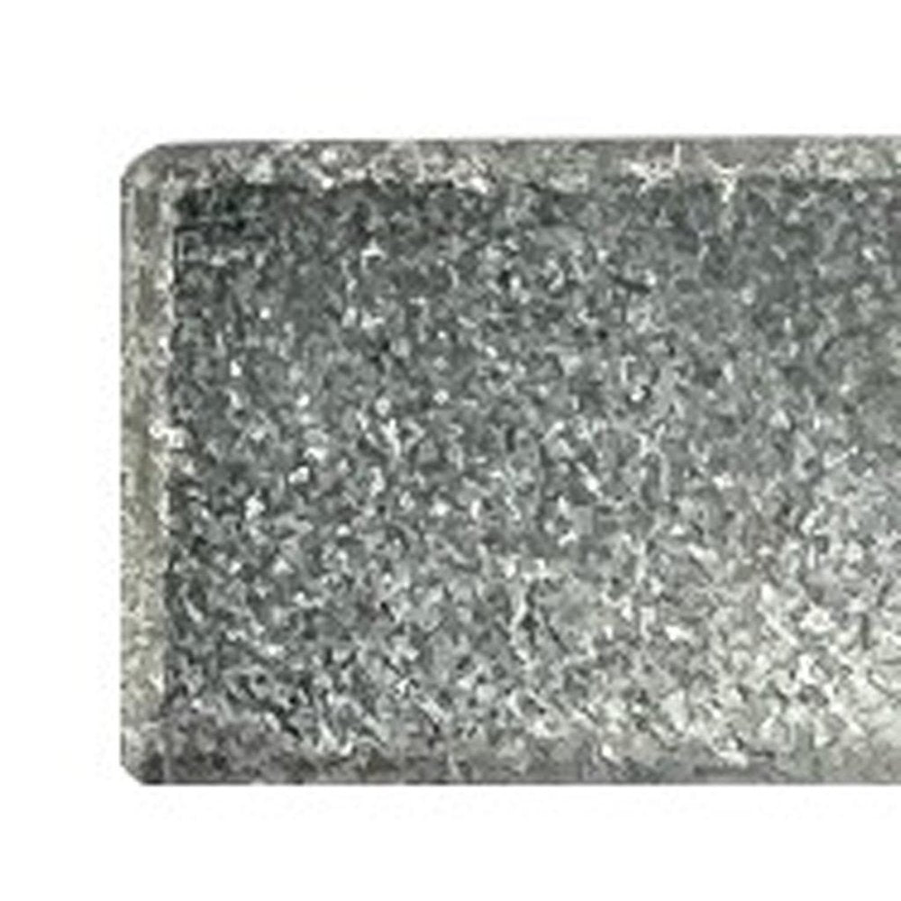 Set of Six Gray Rectangle Knob Stone Drawer Pull Knobs HomeRoots