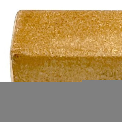 Set of Six Brown Rectangle Knob Stone Drawer Pull Knobs HomeRoots