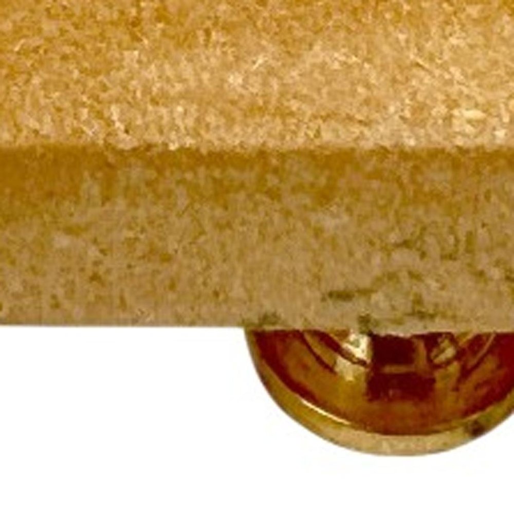 Set of Six Brown Rectangle Knob Stone Drawer Pull Knobs HomeRoots