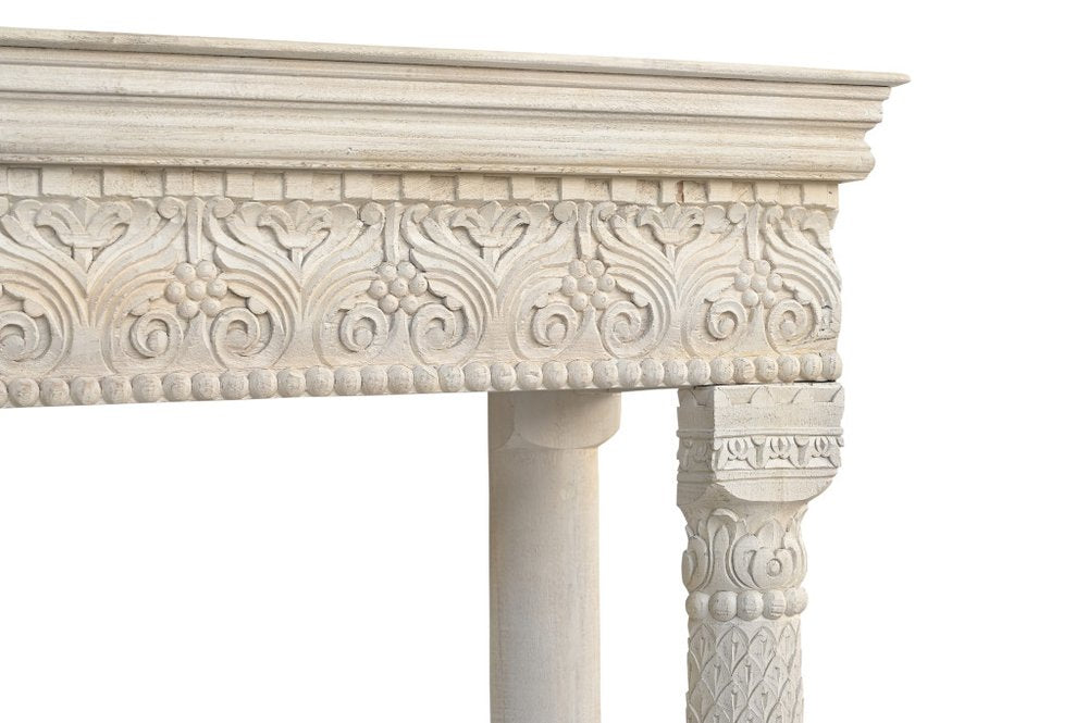 70" White Floral Solid Wood Storage Bench With Flip Top HomeRoots