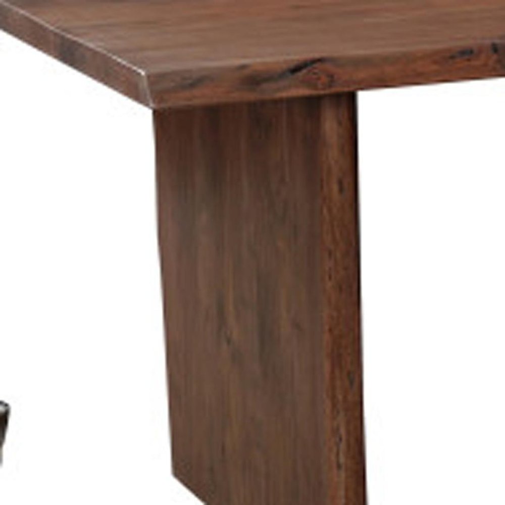 11 Piece Brown Solid Wood Dining Set with 10 HomeRoots