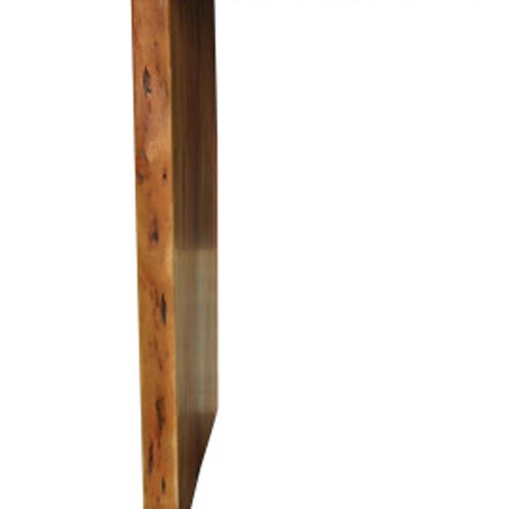 72" Natural Solid Wood Live Edge Sled Base Dining Table — view 7