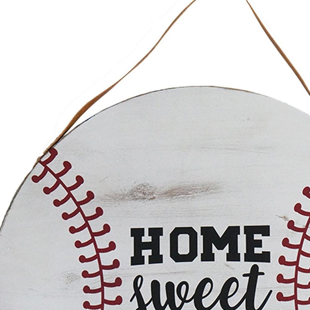 Set of Two Brown And White Home Sweet Home Wood Wall Decor — view 4