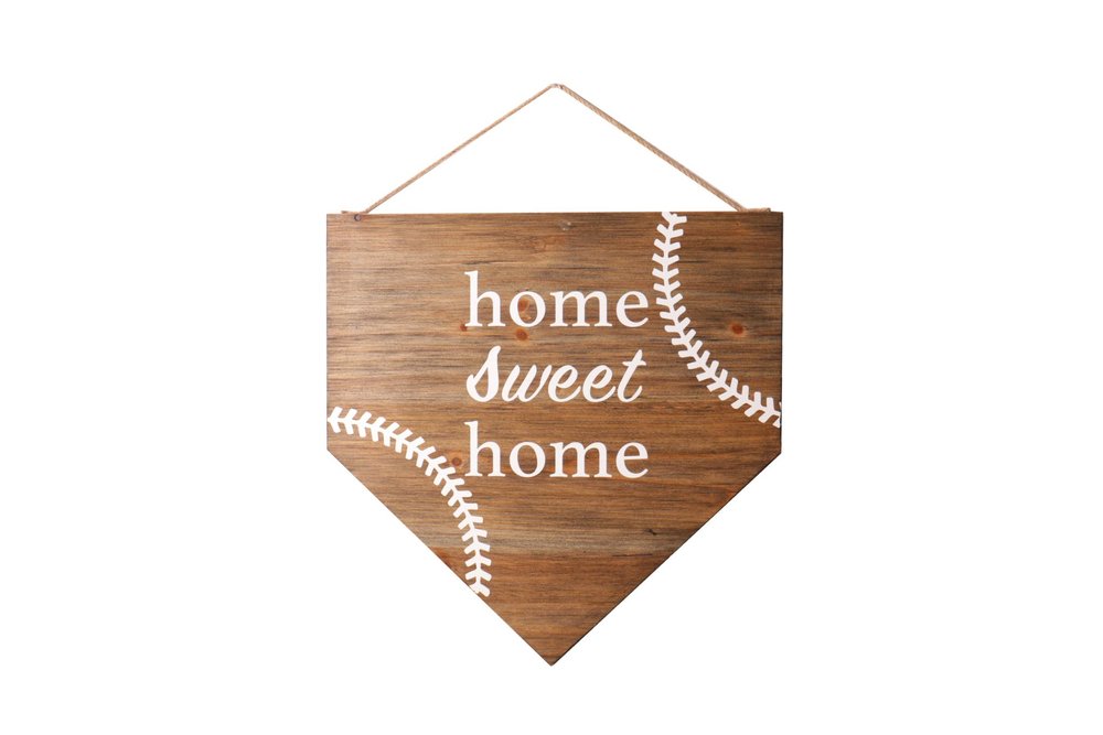 Set of Two Brown And White Home Sweet Home Wood Wall Decor — view 3