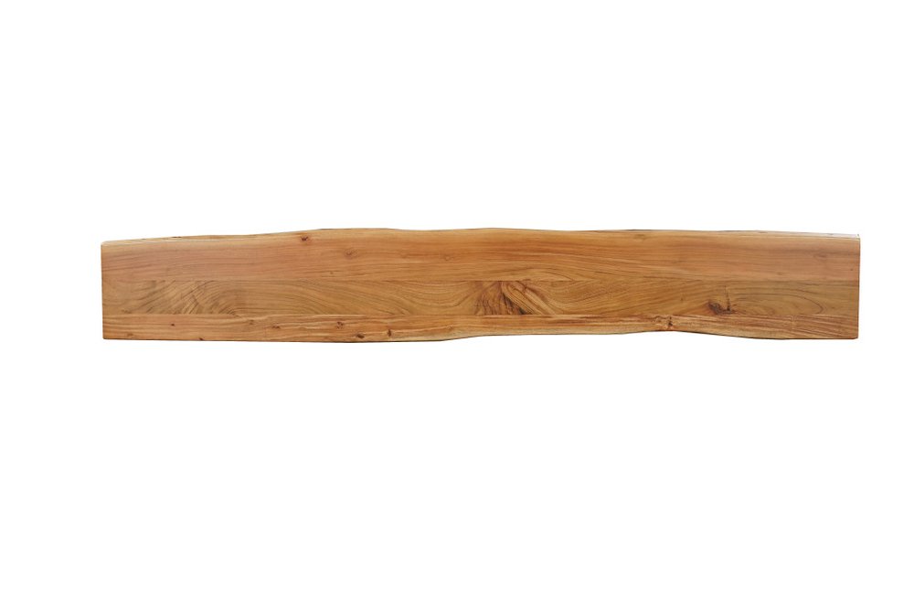 105" Natural Solid Wood Live Edge Dining Bench HomeRoots