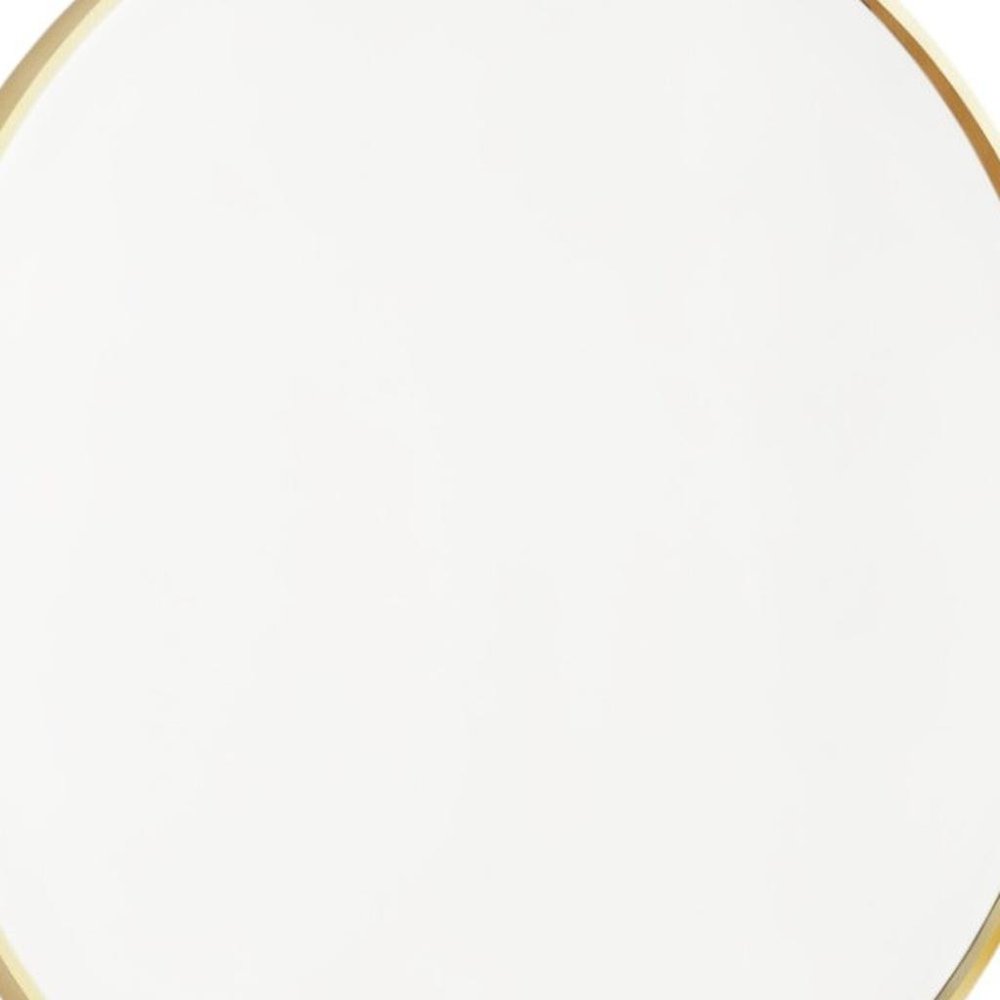 20" Gold Metal Round Framed Bathroom Vanity Mirror HomeRoots