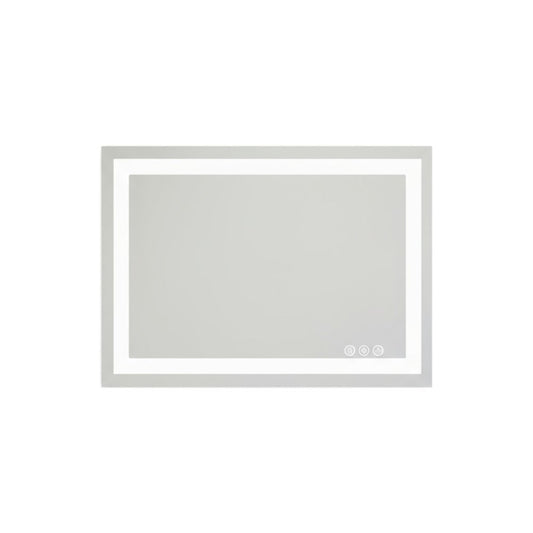 20" Clear Lighted Frameless Bathroom Vanity Mirror HomeRoots