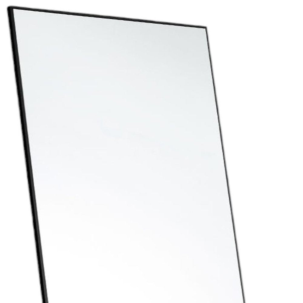 63" Black Metal Freestanding and Wall Mount Framed Full Length Mirror HomeRoots