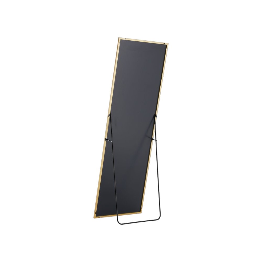 63" Gold Metal Freestanding and Wall Mount Framed Full Length Mirror HomeRoots