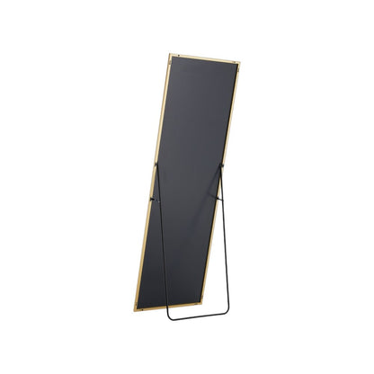 63" Gold Metal Freestanding and Wall Mount Framed Full Length Mirror HomeRoots