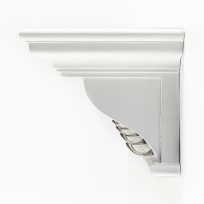 Six Hook 39" White Solid Wood Wall Mount Coat Rack HomeRoots