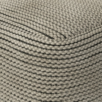 18" Brown Outdoor Pouf Ottoman HomeRoots