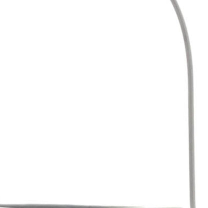 16" Gray Abstract Iron Tabletop Pillar Candle Holder HomeRoots
