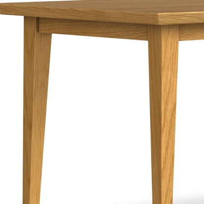 60" Oak Wood Dining Table HomeRoots