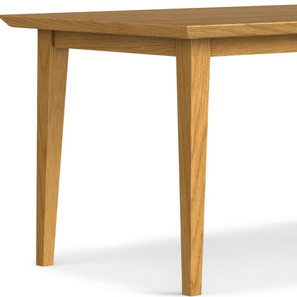 60" Oak Wood Dining Table HomeRoots