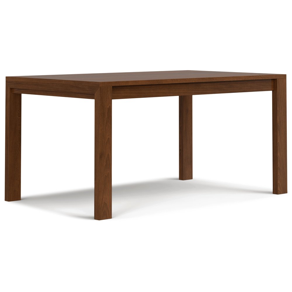 60" Oak Wood Dining Table — view 1