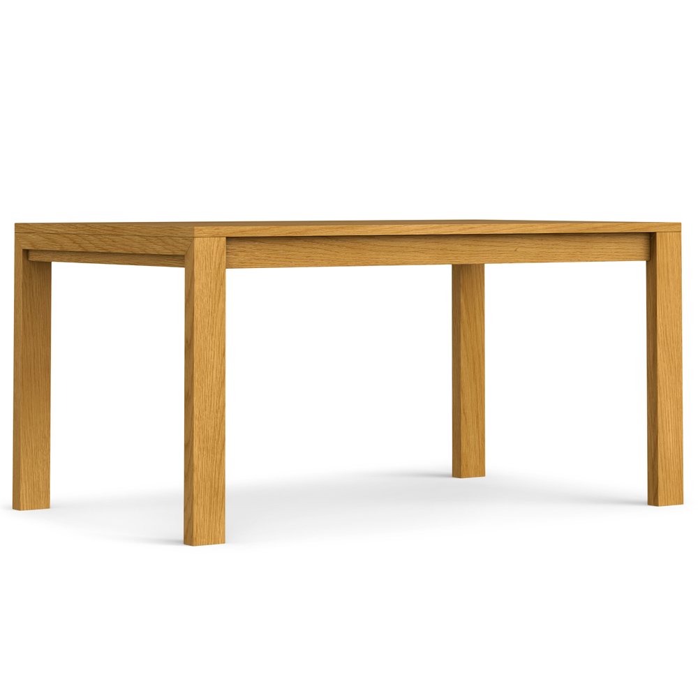 60" Oak Wood Dining Table HomeRoots