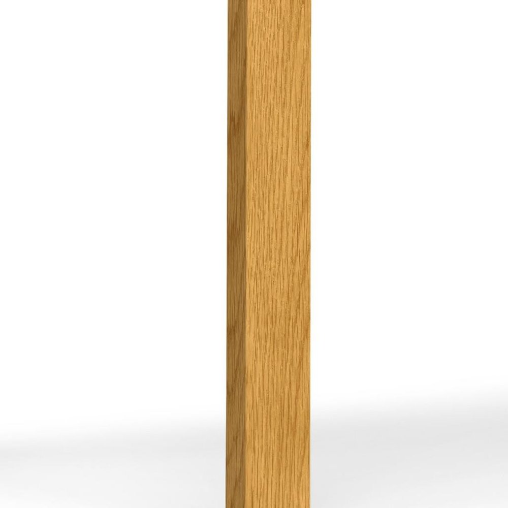 60" Oak Wood Dining Table — view 6