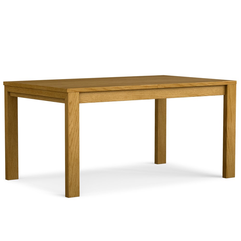 60" Oak Wood Butterfly Leaf Extendable Dining Table HomeRoots