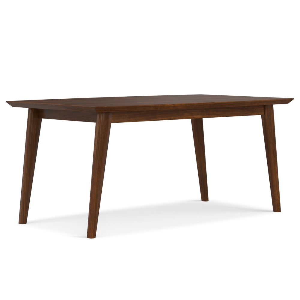 66" Oak Wood Dining Table — view 2