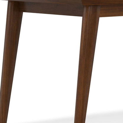 66" Walnut Wood Dining Table HomeRoots