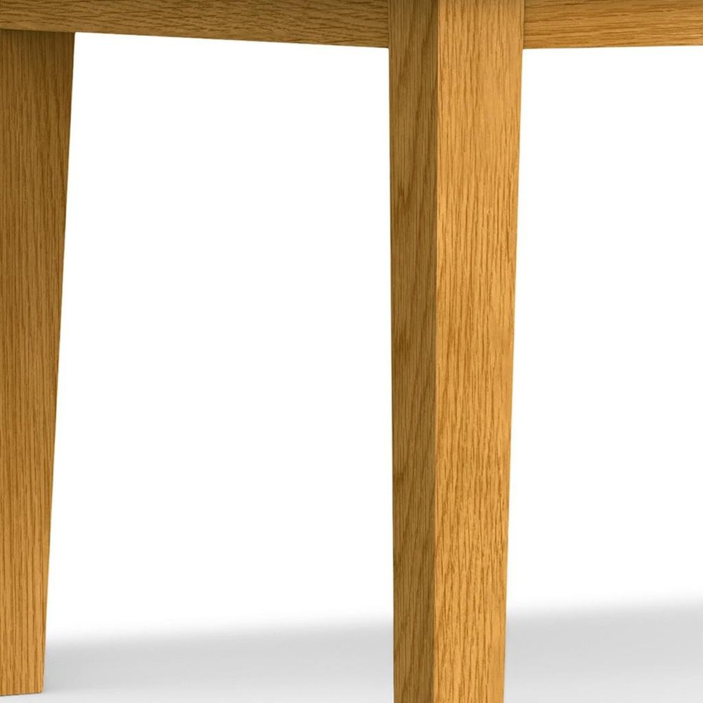 66" Oak Wood Dining Table — view 4