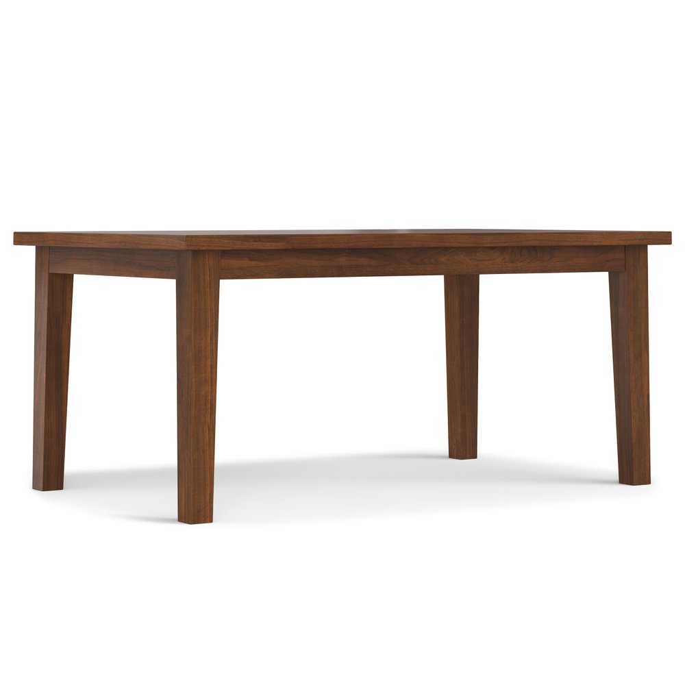 66" Walnut Wood Dining Table